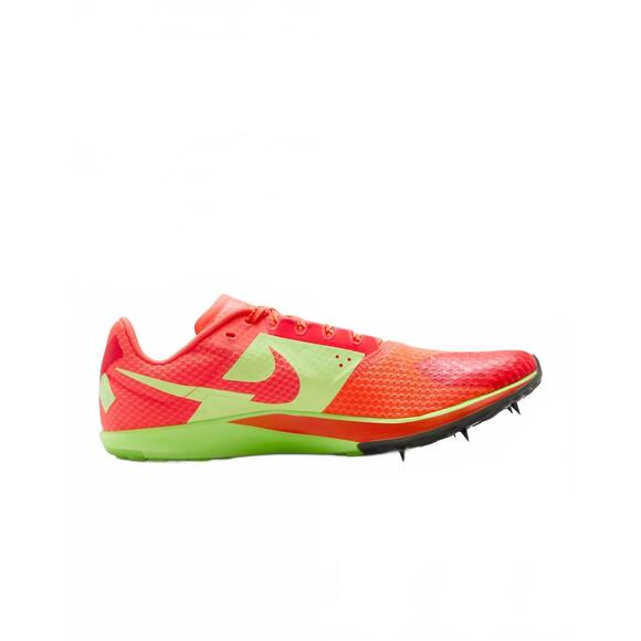 NEW NIKE men's zoom rival xc 6 cross-country spikes shoes in hyper orange/lime b